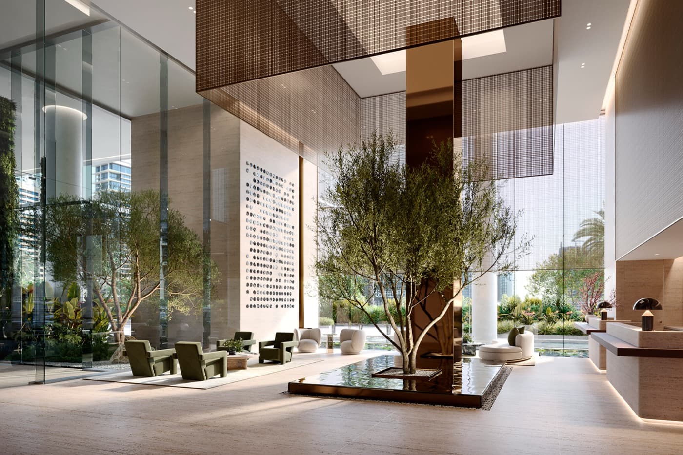 Office space in a Dubai commercial building
